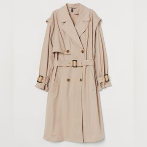H&M Cotton Twill Trenchcoat